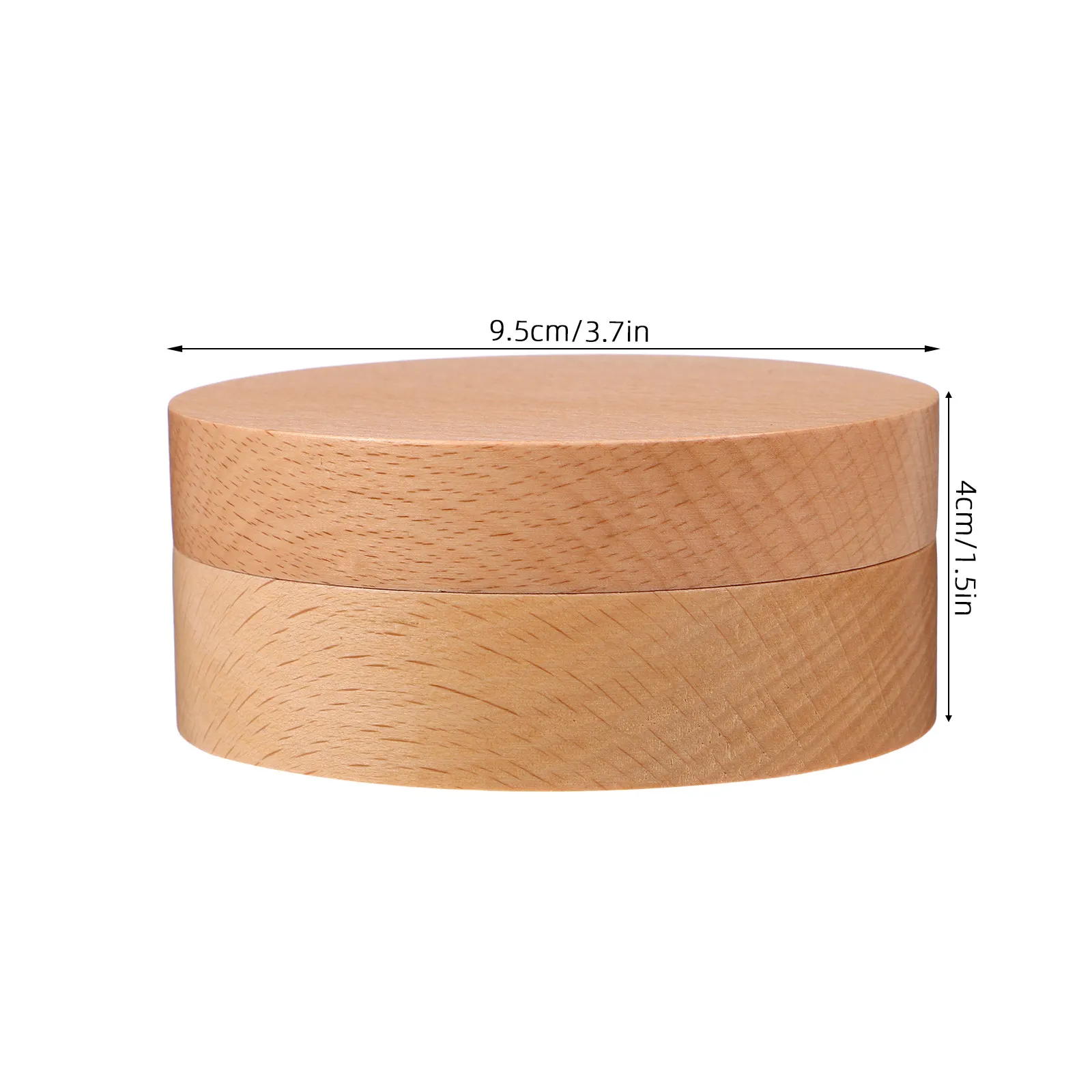 Wooden Cufflink Box Small Light Brown Vintage Rustic Design Secure Travel Jewelry Storage Case Men Cufflinks Organizer Portable