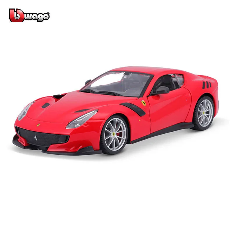 Bburago 1:24 Genuine Ferrari F12 TDF Car Model Die Casting Metal Children\'s Toy Boyfriend Gift Simulation Alloy Collection