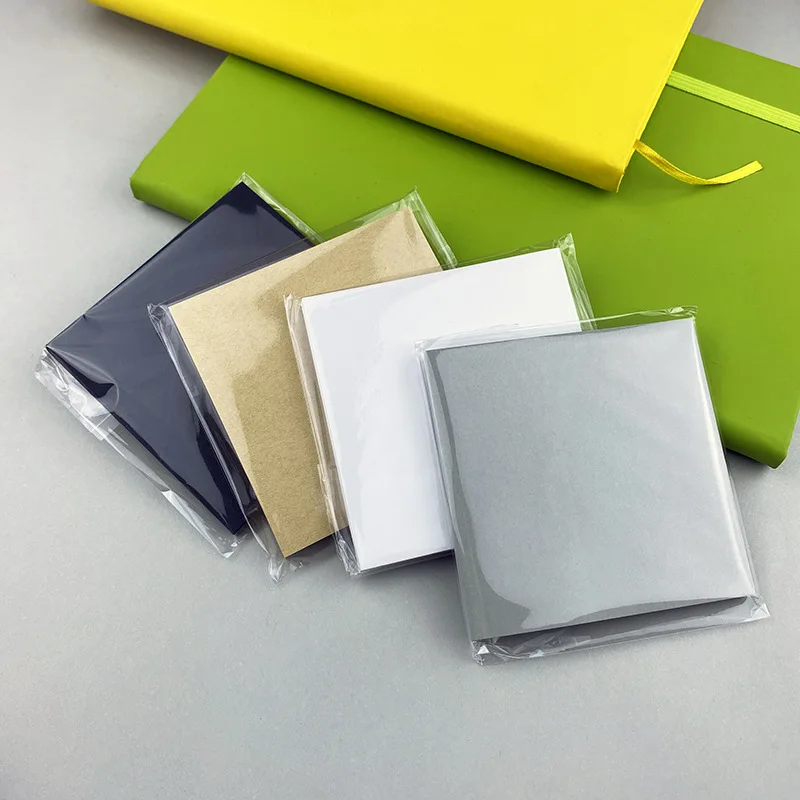 50 ورقة ورق كرافت فارغ نشرها مذكرة ملصق المفكرة ملاحظات منصات دفتر مدرسة مكتب القرطاسية يضاد رسالة ملصق #4