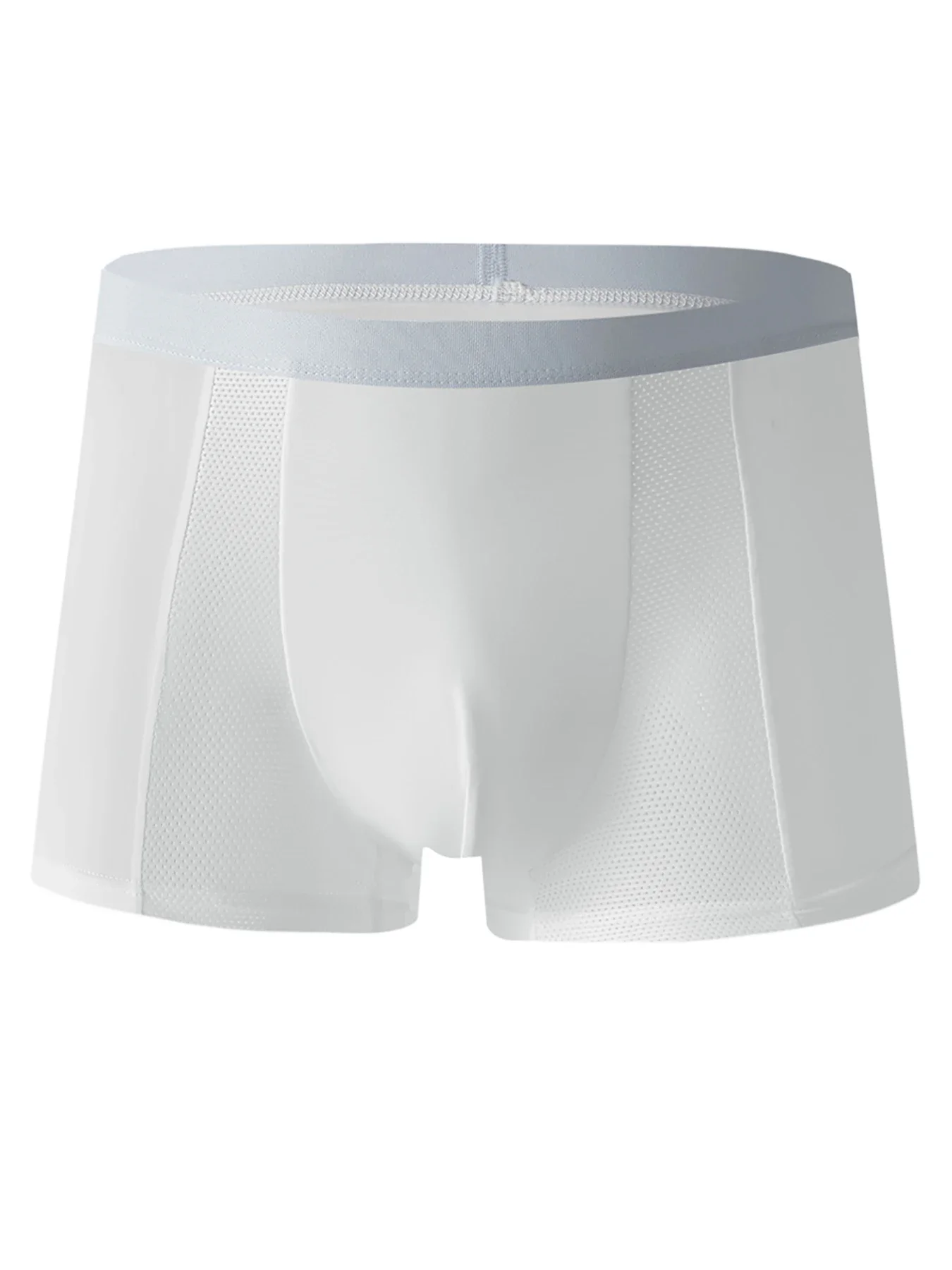 5 PCS  Simple design  Colorless men's underwear  Semi-mesh for breathability  Cool and comfortable  Essential item for summer