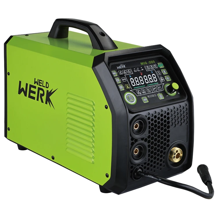 

Professional Double Pulse Technology IGBT 5 in 1 Gasless Inverter Portable MIG200 Welding Machine Mig Arc Welders
