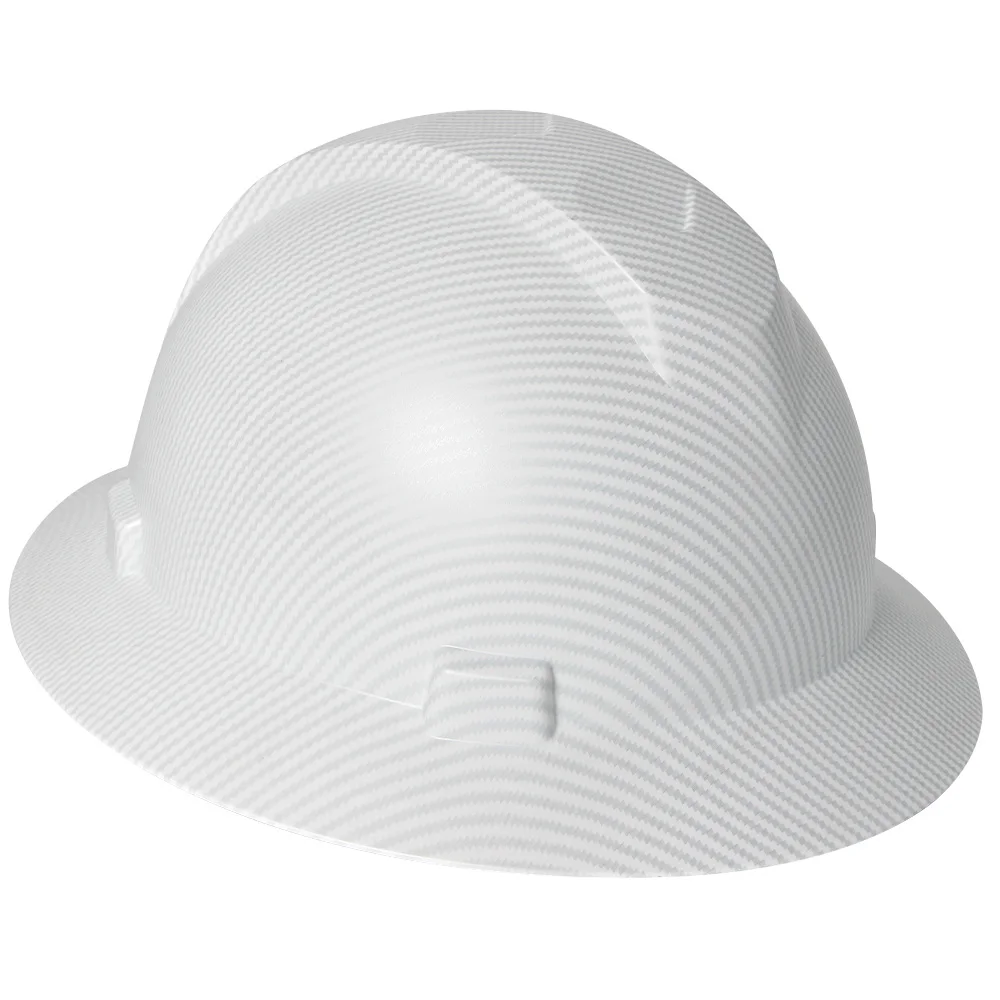 Full Brim Safety Helmet Construction Work Cap Lightweight High Strength ABS Protective Hard Hat ANSI Hard Hat For Engineer