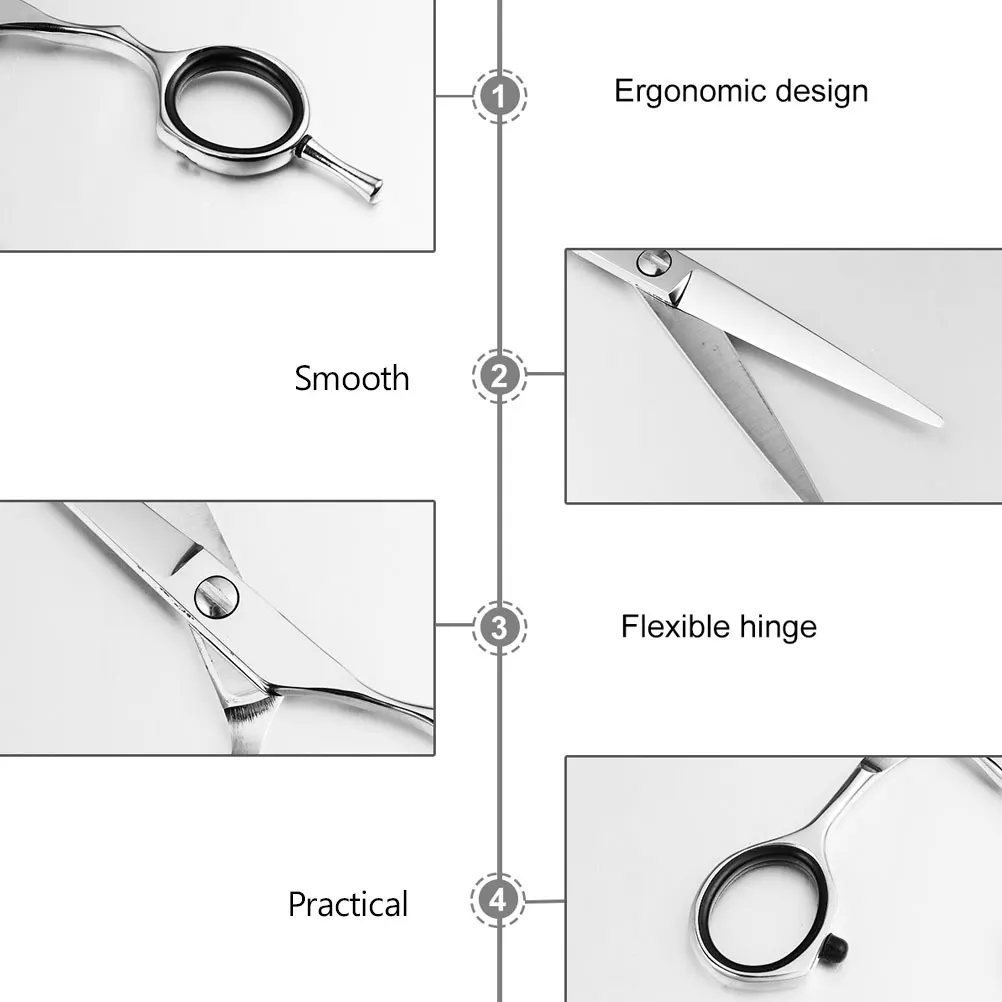 

Парикмахерские ножницы из нержавеющей стали с тонкими краями, ножницы для стрижки волос, эргономичный дизайн для удобного использования, парикмахерские ножницы