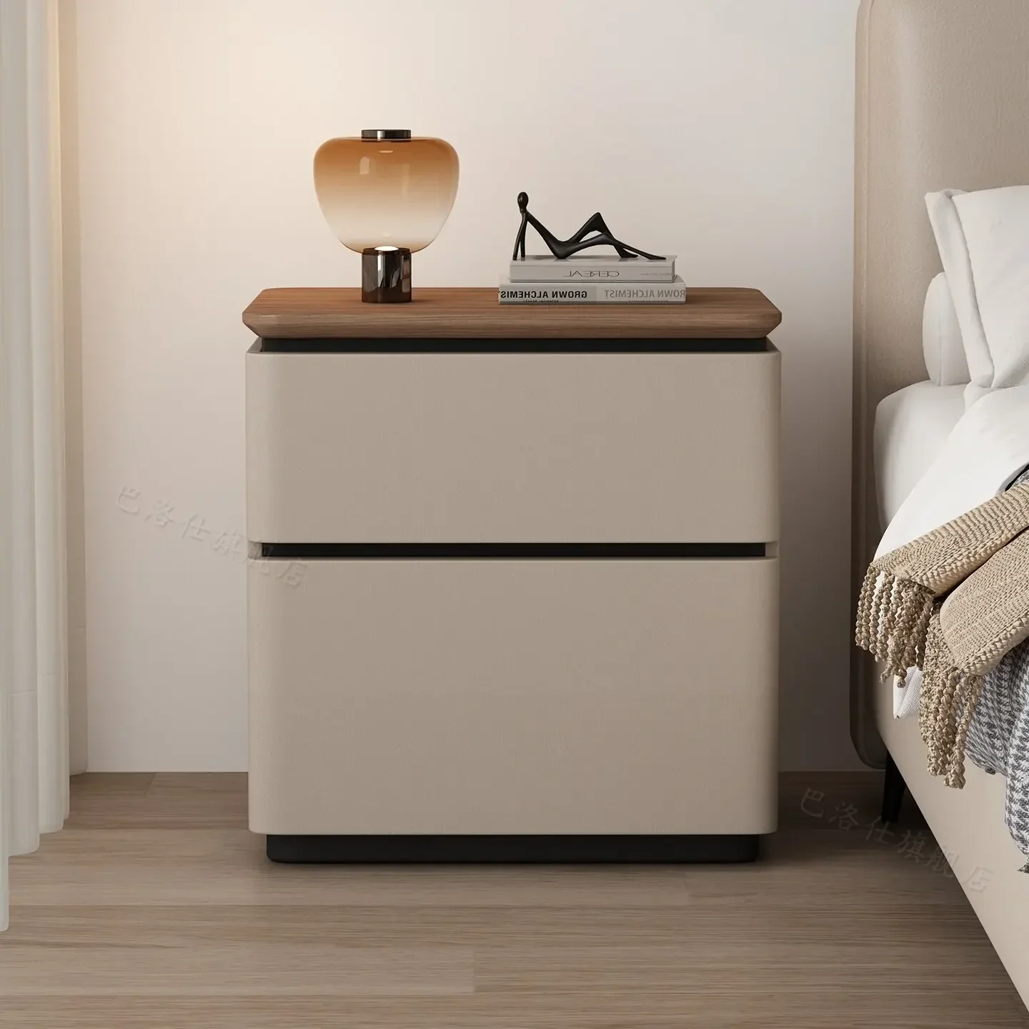 Bedside safe integrated household anti-theft hidden storage