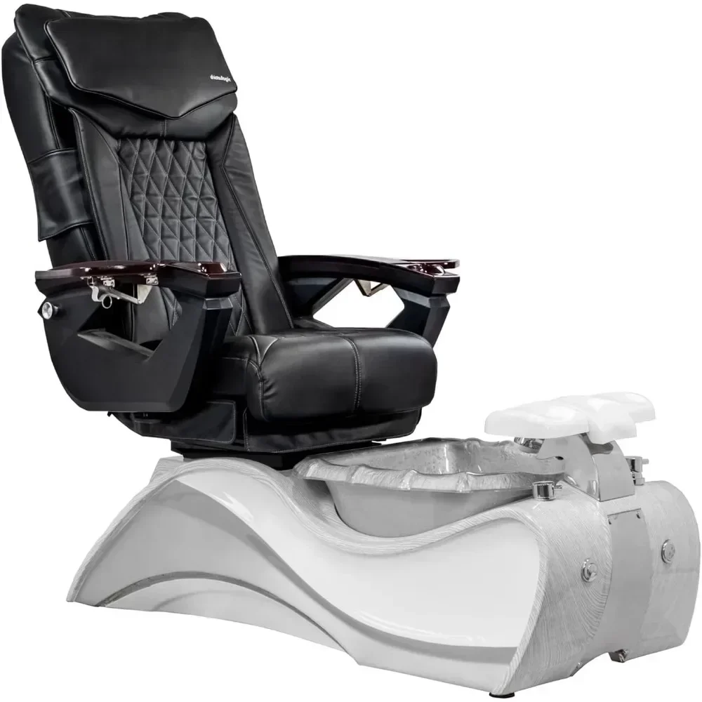 

Pedicure Chair 18-LX with Discharge Pump Stylish Pedicure Tub with Pipe-Less Magnetic Jet, 250 Pounds Trim Pedicure Chair