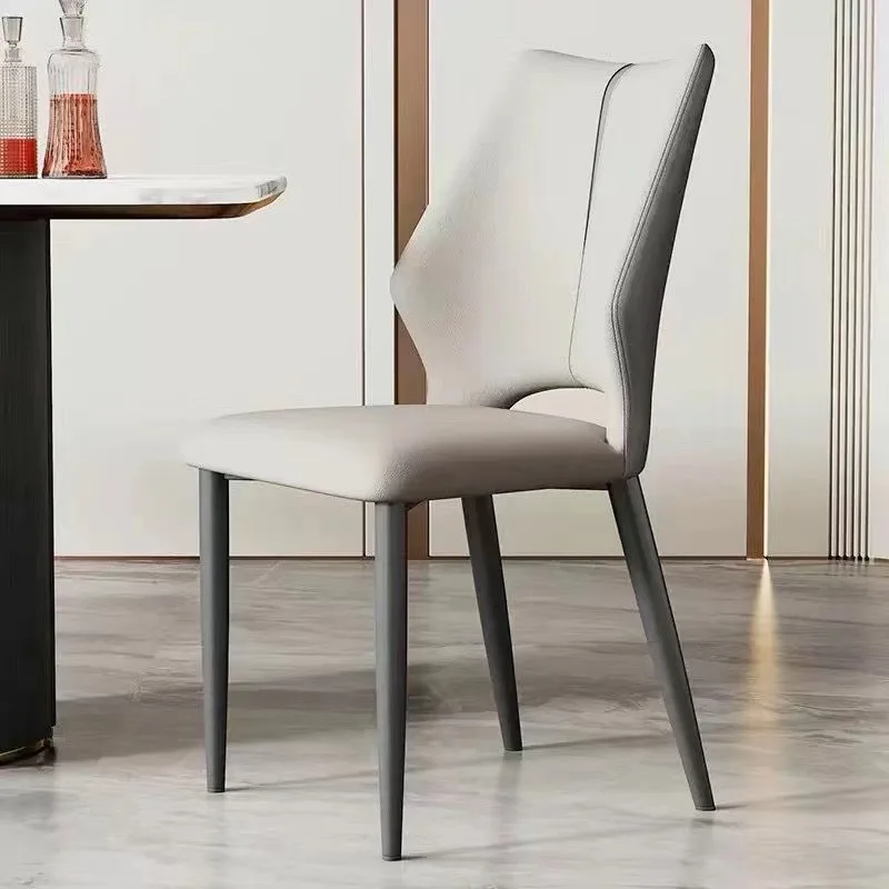 AOLIVIYA Italian Minimalist Restaurant Dining Chair Bar Coffee Shop Hotel Backrest Chair Luxury Hollow Home Modern
