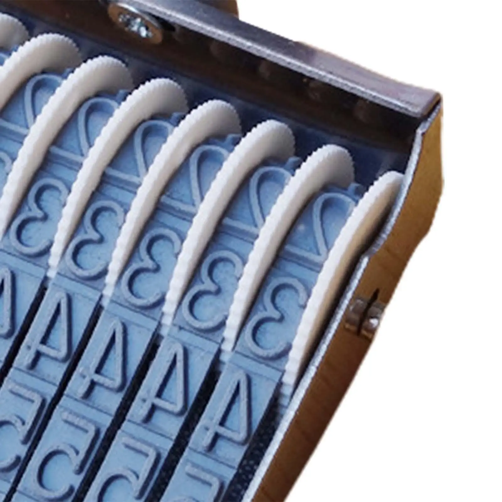 Numbering Stamp Portable Roller Date Stamp 11 Digits for Paper Glass Metal Food Batch Code Printing