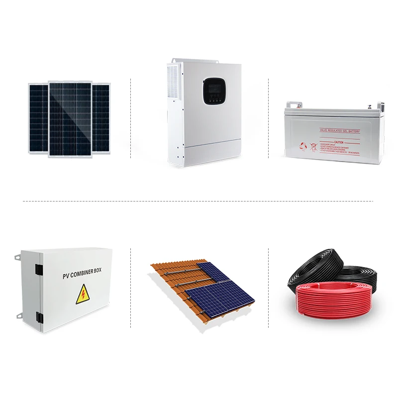 10Kw complete off-grid inverter solar PV system 10000w 24-hour CE/TUV for certified lithium-ion battery 10kw solar panels