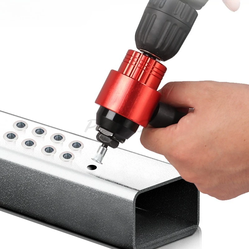 Clutch Type Manual Automatic Nut Gun Tool Pull Mother Gun Head Electric Pneumatic Aluminum Nail Gun Conversion Head