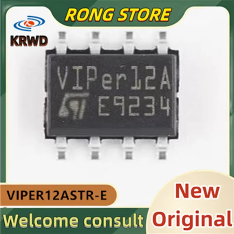 (30PCS) VIPer12A VIPER12ASTR-E  VIPER12ASTR SOP8 New and Original Chip IC