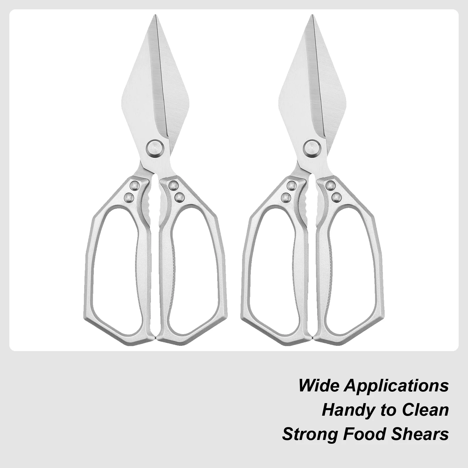 

Kitchen Scissors For Food Cooking Shears For Kitchen 2 Pieces Fish Bone Scissors For Poultry Bakers Nuts Duck Chicken Meat