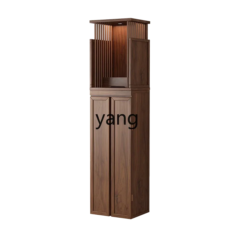 

LH Buddhist niche new Chinese vertical cabinet modern light luxury small solid wood living room table Shentai household