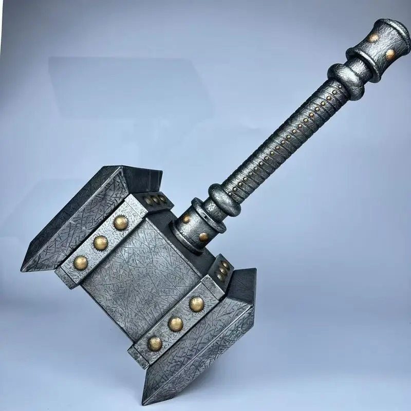 52cm Anime Figurine Avengers: Thor'S Hammer Model Peripheral Hammer Ornament Figurine Factory Toy Statue Birthday Gift For Fans