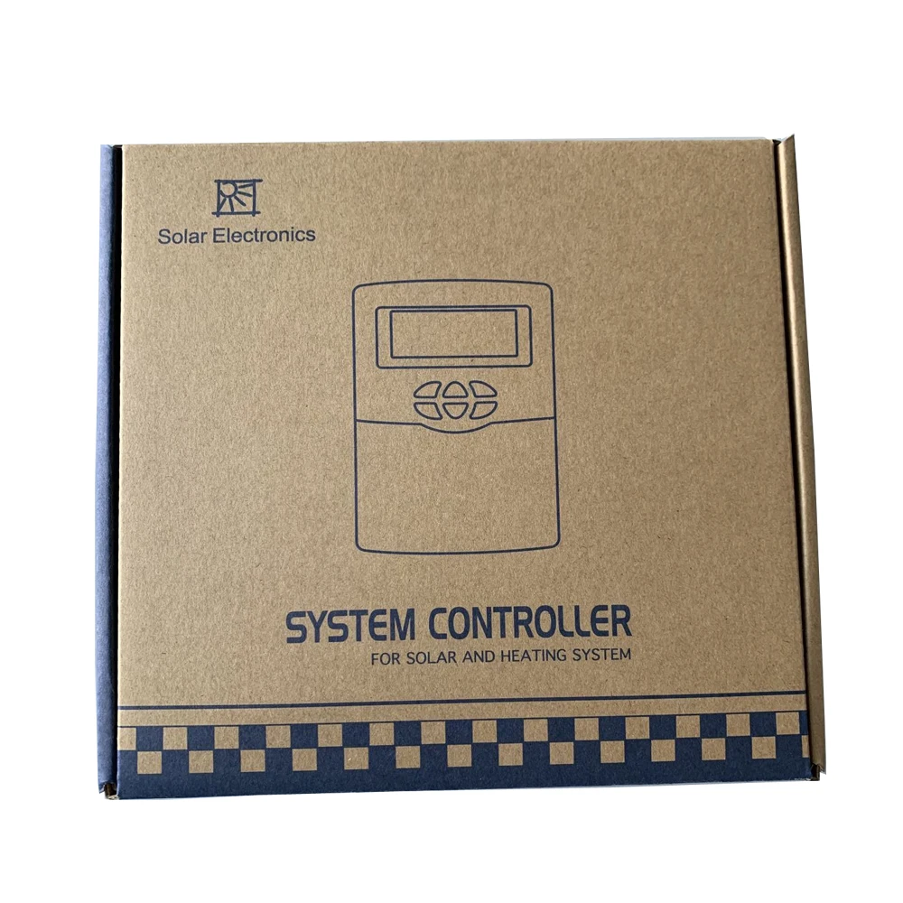 SR81Q Solar Water Heater Controller Updated Version of SR868C8Q Controller with Thermal Energy Measurement Pump Speed Control