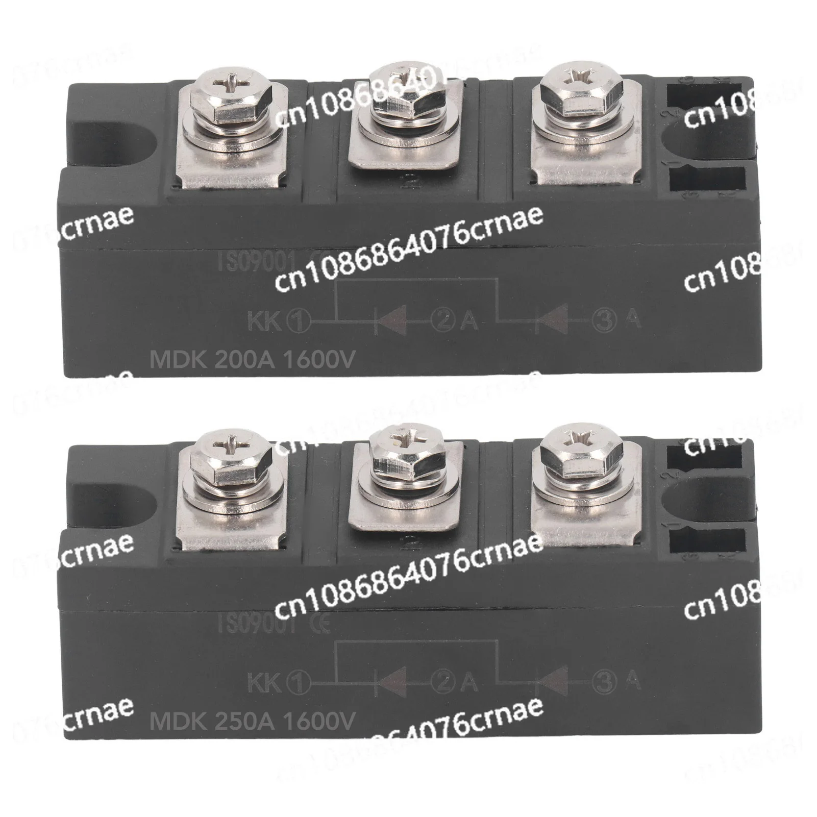 Rectifier Diode Common Cathode Module Rectifier Diode 3 Terminal Photovoltaic Anti Reflection Diode Rectifier Module 1600V