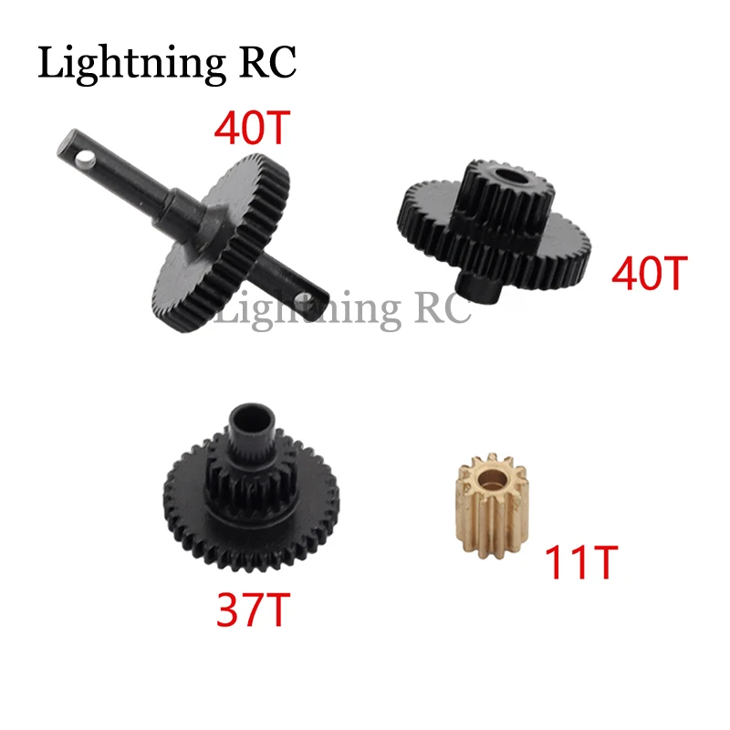 

1 set Steel Gearbox Transmission Gear Set 16.6:1 Reduction Ratio 9776 for TRX4M 1/18 RC Crawler Car Upgrade Parts