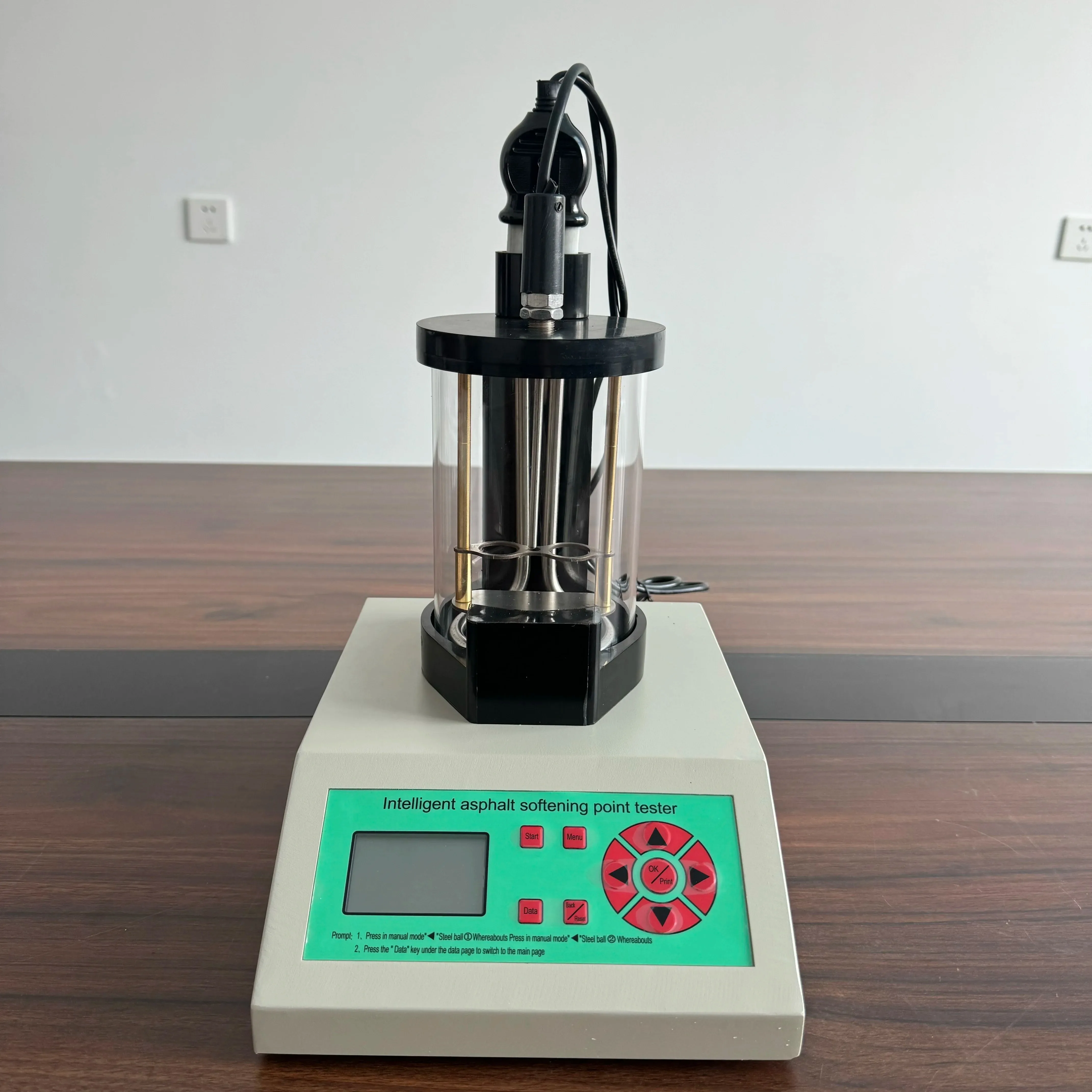 

Intelligent Computer Asphalt Softening Point Tester Civil Engineering Road Construction Lab Equipment