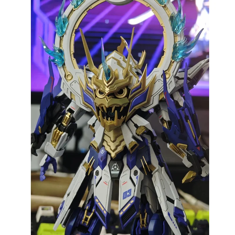 Pertempuran Dewa-Dewi Di Paviliun Permainan Tersembunyi: Model Perakitan Mobile Mech Kreasi Nasional Pria Susano'O Skala 1/100