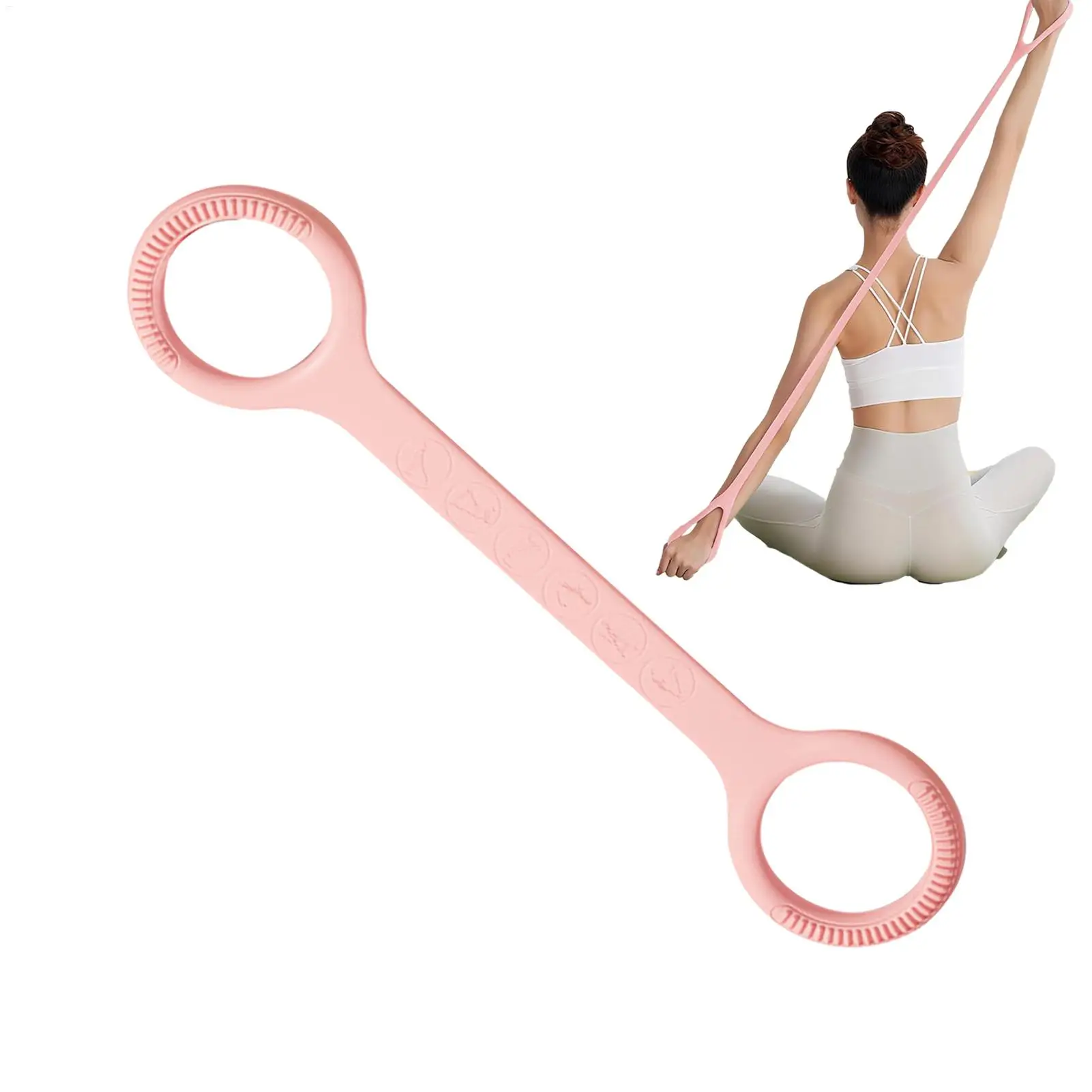 1PC Resistance Bands Yoga Resistance Band Stretch Fitness Band Pull Rope Chest Arm and Shoulder Stretch Bands Exercise Equip