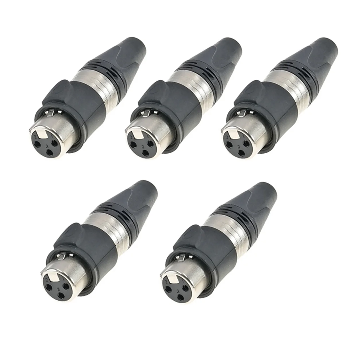 

X62A_3-зубчатый микрофон Xlr Аудиоразъем Xlr Сбалансированная головка Корпус с внутренней резьбой, A