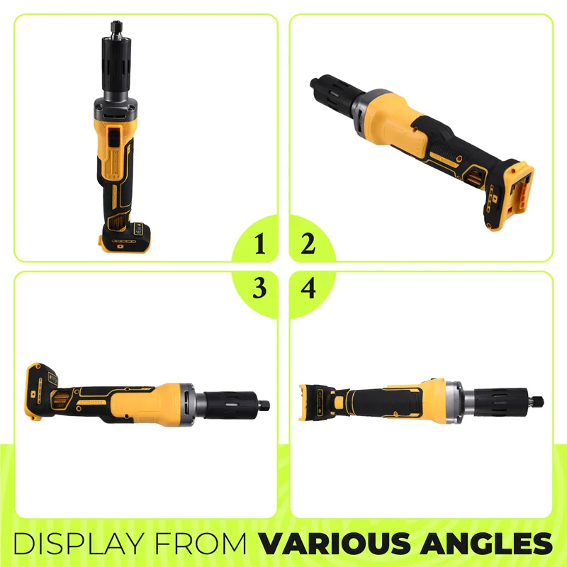 

AT02-Brushless Electric Die Grinder Variable Speed Internal Grinding Machine Electric Grinder Fordewalt 18V 20V Battery
