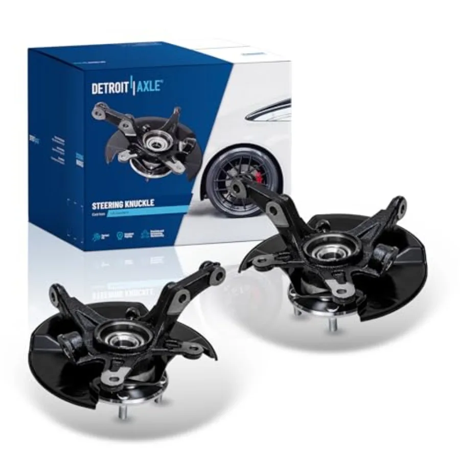 

Knuckles with Wheel Hub Bearing Assembly Kit for 2006-2011 Civic, 2007 2008 2009 2010, Driver Side Passenger Side Knucle Wheel