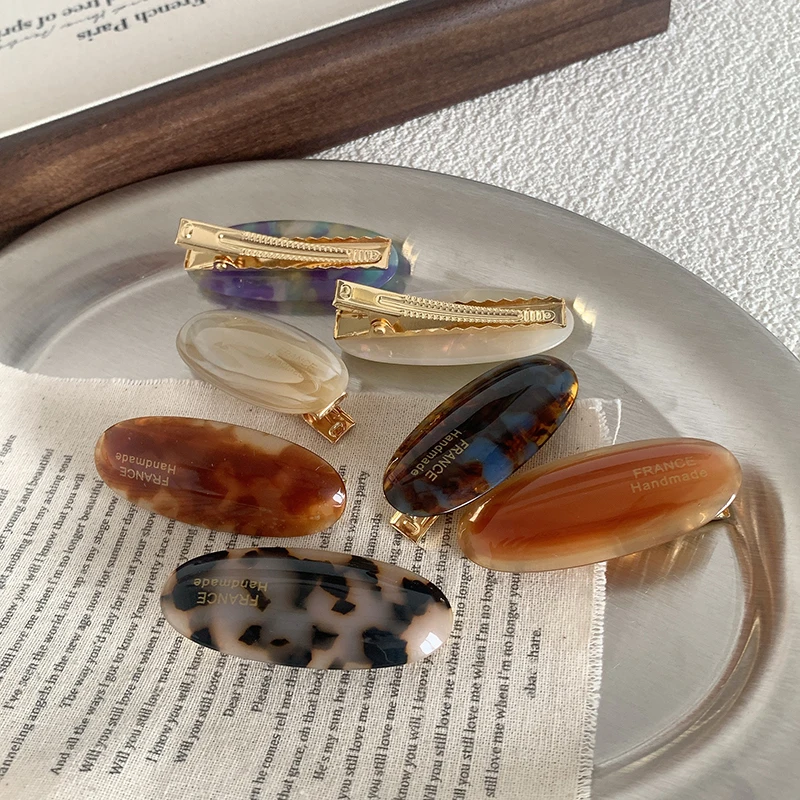 6 قطعة حقيبة الفرنسية دبابيس الشعر المشابك خلات إكسسوارات الشعر الجانب كليب عدم الانزلاق أغطية الرأس الكورية الاسلوب المناسب للفتيات 5 سنتيمتر