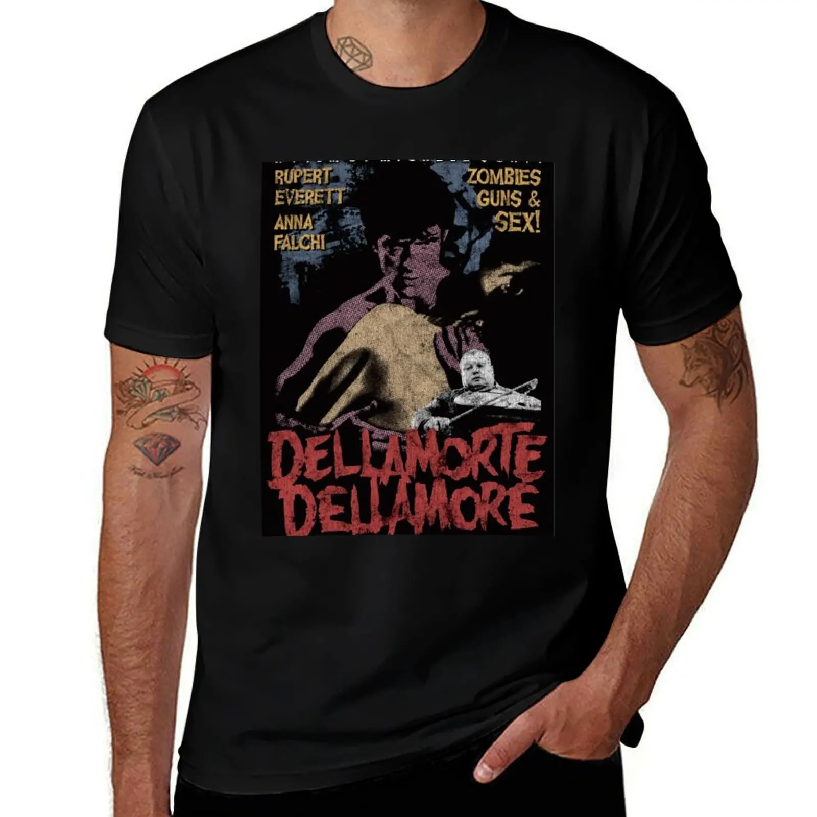 

Dellamorte Dellamore, Dylan Dog, Cemetery Man Poster T-Shirt graphic tee shirt Blouse oversized t shirts for men