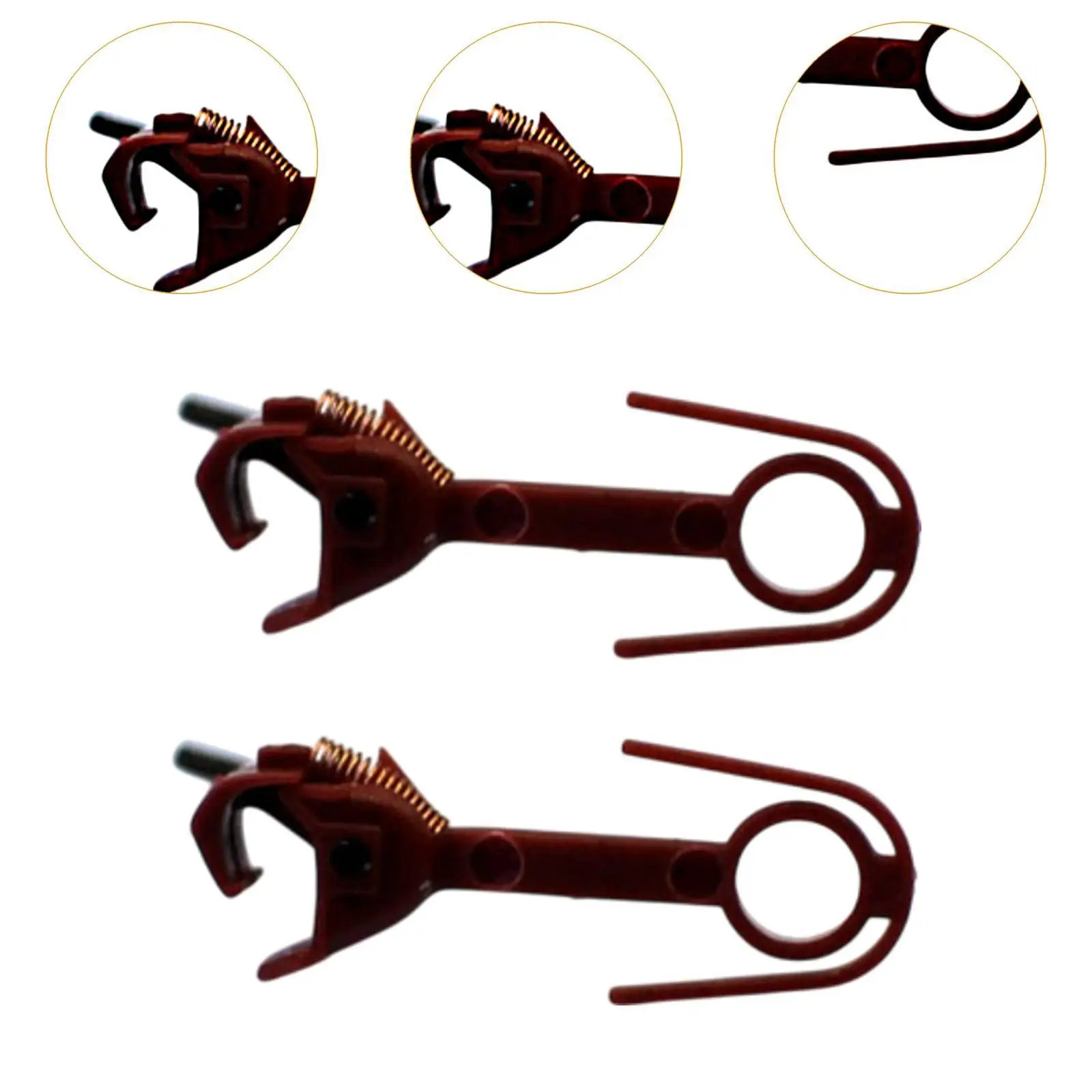 2er-Set HO-Kupplungen für Modelleisenbahnen, kompatibel mit 1:87