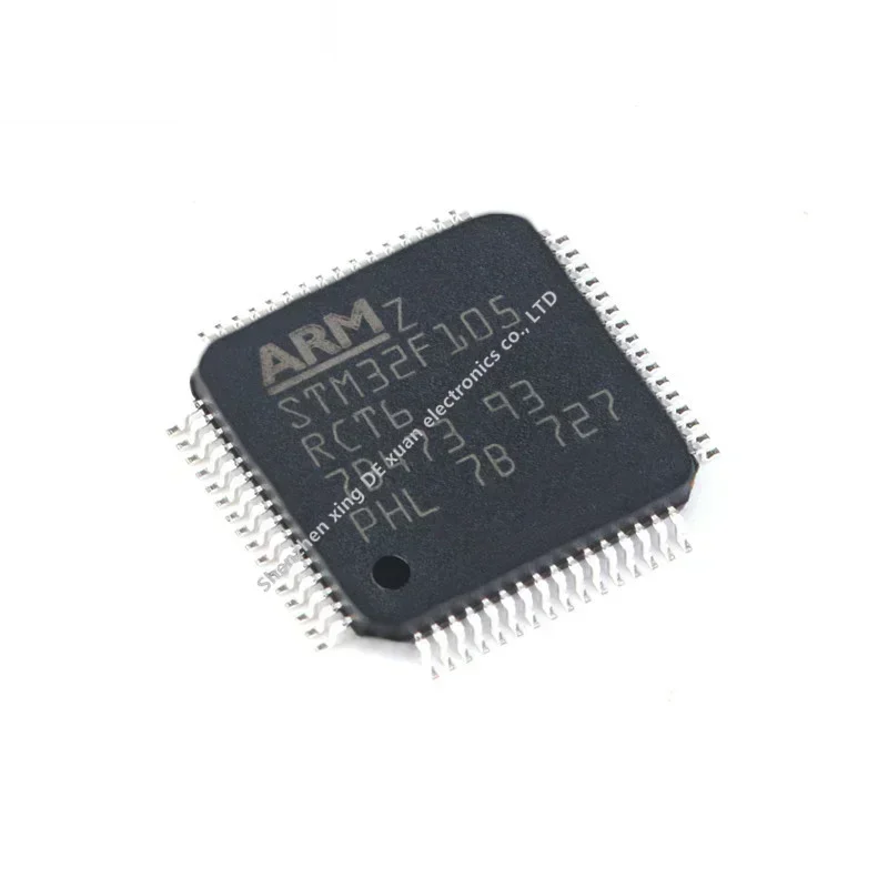 Original STM32F105RCT6 LQFP-64 ARM Cortex-M3 32-bit microcontroller MCU Integrated circuit IC