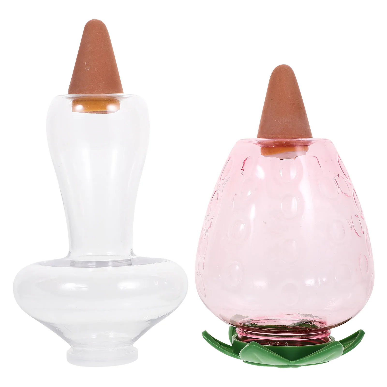 

2Pcs Reusable Plastic Ceramic Self-Watering Insert Automatic Plant Waterer for Houseplants Patio