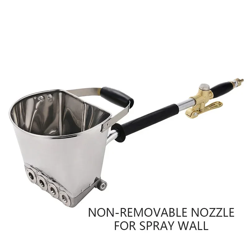 1PC Pneumatic Cement Mortar Spray Gun Special Putty Spraying Machine For Roof And Wall Multifunctional Plaster Funnel G