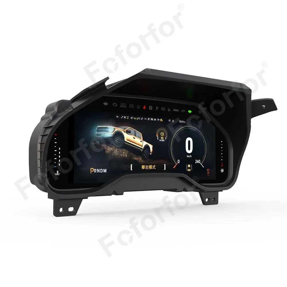 2025 New LCD Digital Cluster For Ford F150 Car Instrument Dashboard Panel Cockpit Speedometer 14.4 Inch Car Radio GPS Navigation