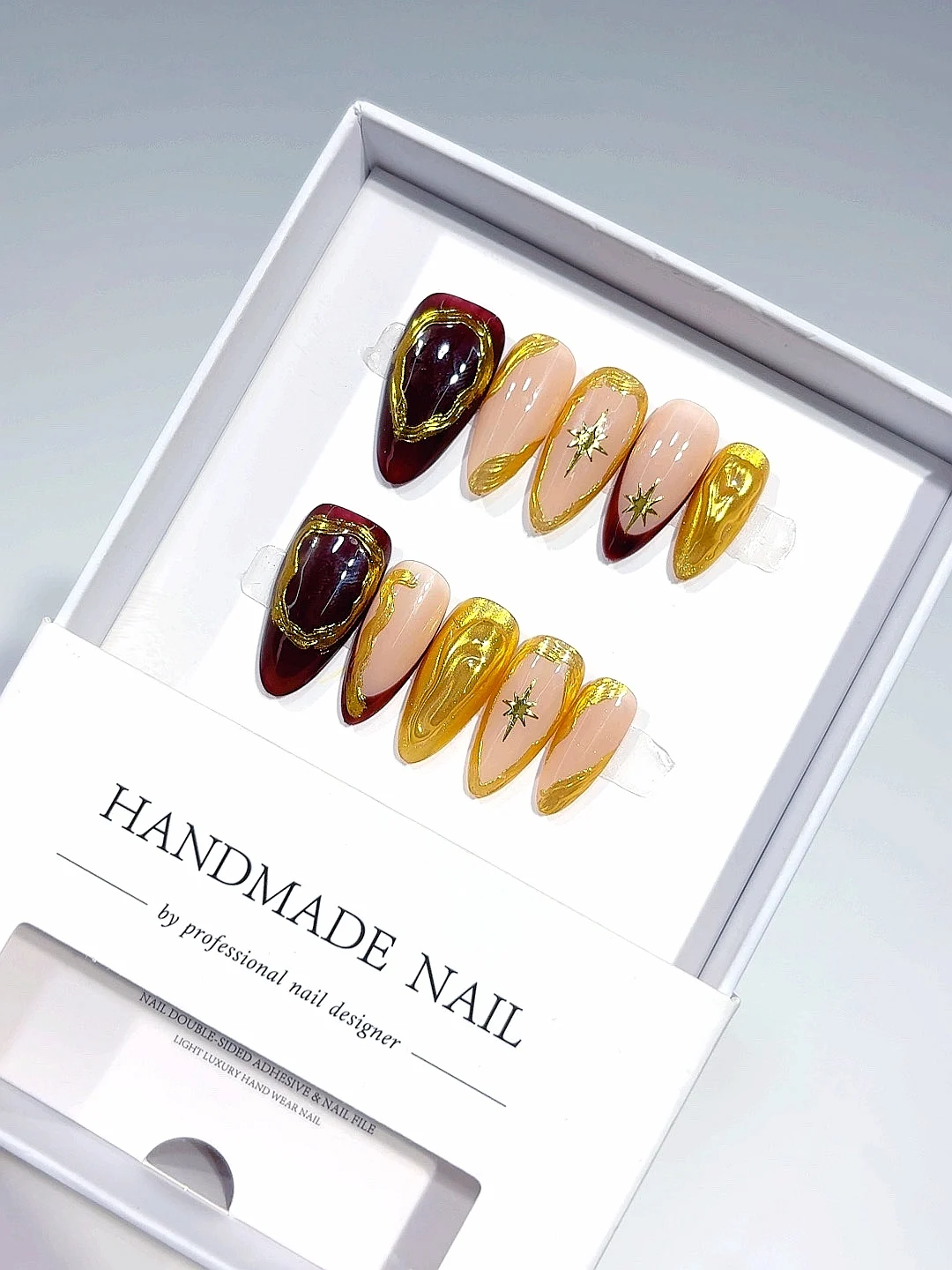 

Волшебная зеркальная пудра для дизайна ногтей, носимые накладные ногти в загадочном стиле (B142)