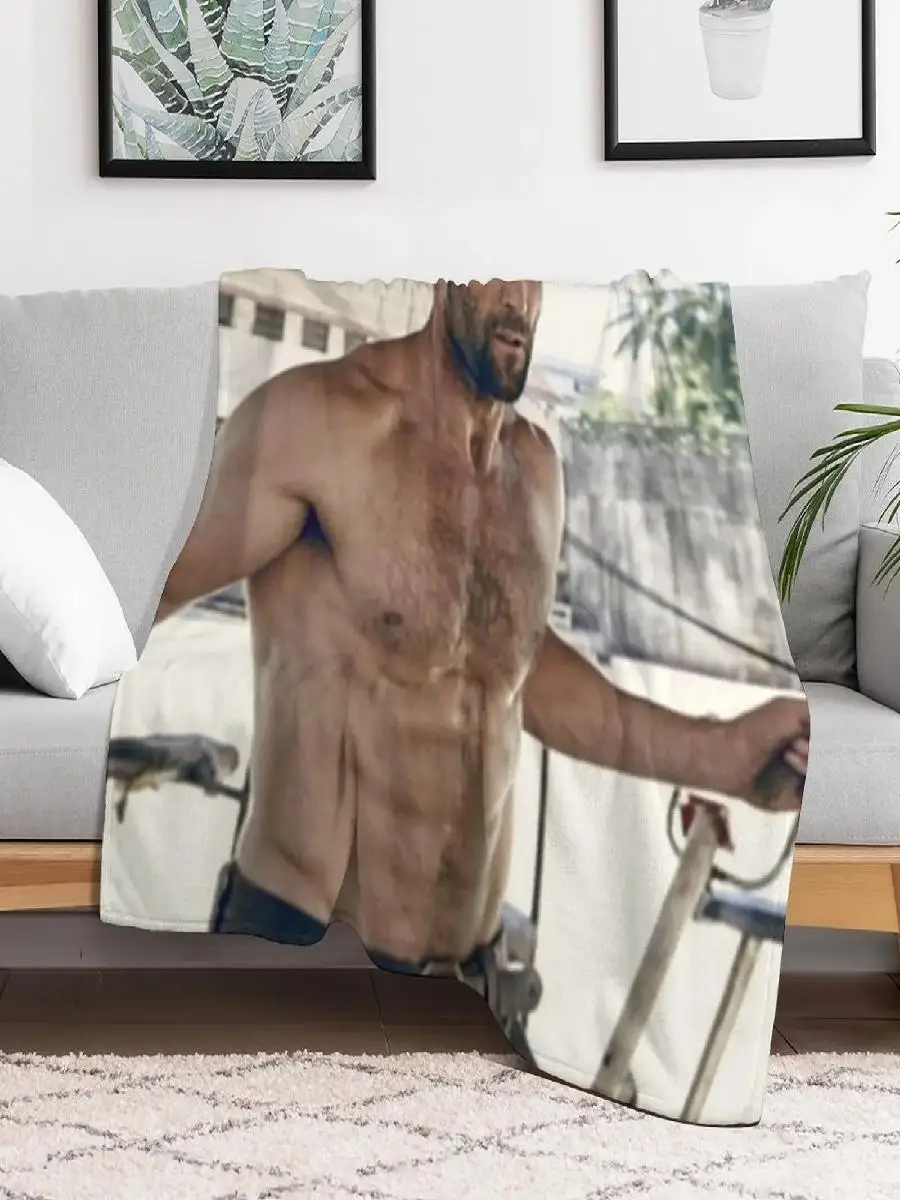 Jason Statham Inspired Throw Blanket for Kids and Adults Perfect for Movie Nights and Wednesdays