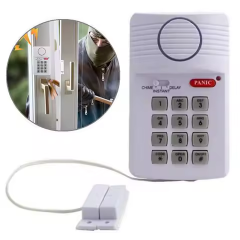 New Security Panic Button Home Caravan Garage Door Ring Keypad Alarm System