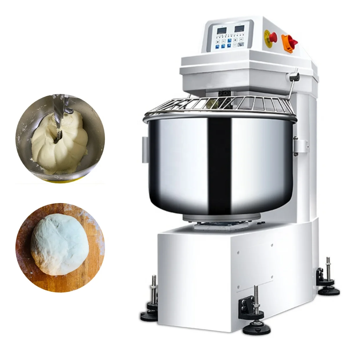 Small Size Dough Mixer Machine Smart Kitchen Appliance Aid Industrial Mixeur Cuisine Vacuum Large Capacity Dough Mixer