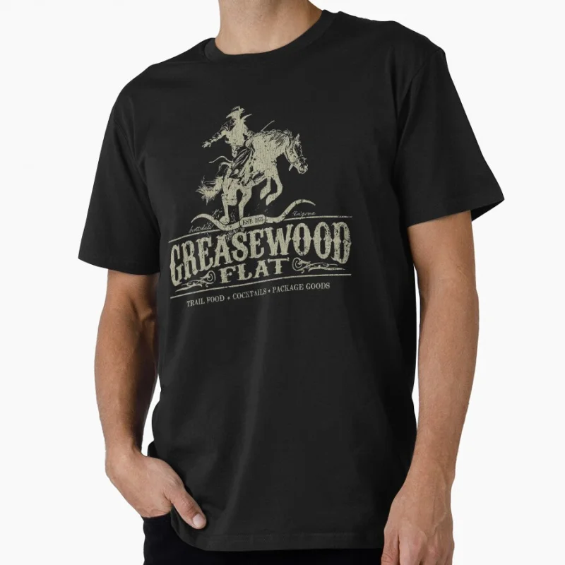 

Greasewood Flat Clint Eastwood Once Upon a Time in the West 1968 western movie Vintage cowboy film gift t shirt Large size Tops