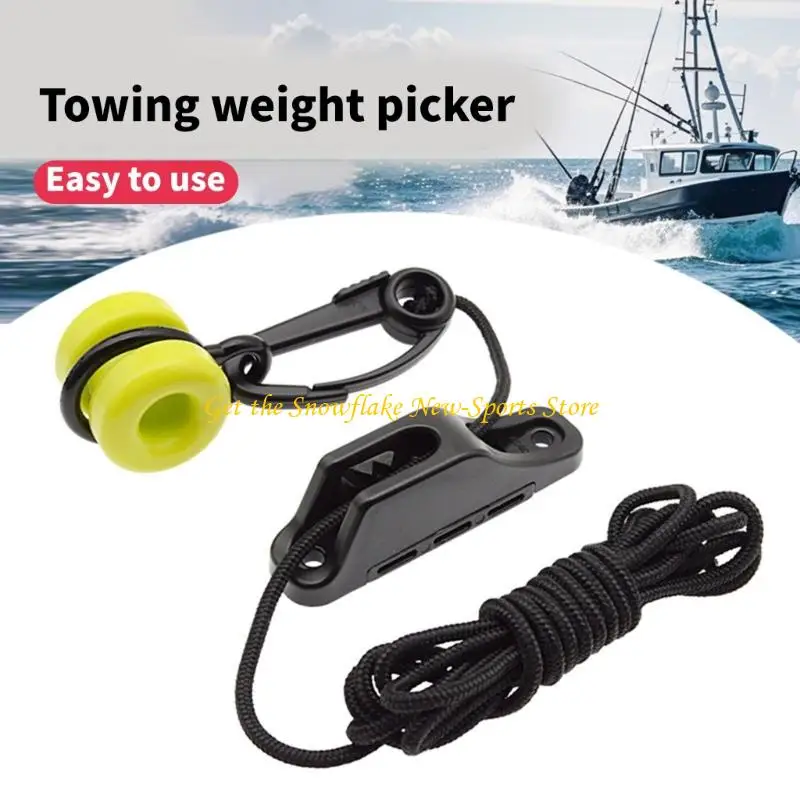 E56D Downrigger Gewichtsretriever mit Fairlead -Strecke und 86 -Zoll -Kabelfischereiausrüstung Downrigger -Zubehör für – Detail 3