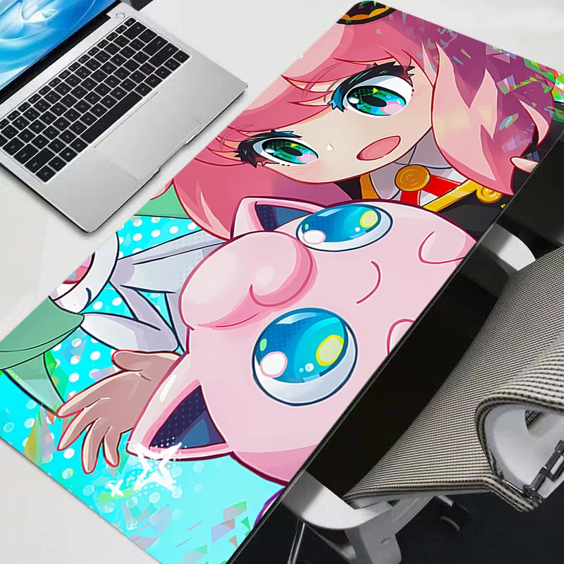 

Mouse Pad P-Pokemon Jigglypuff 90x40cm Anime Gaming Accessories Carpet Gamer xxl Computer Keyboard Pad Rubber Desk Mat Mausepad