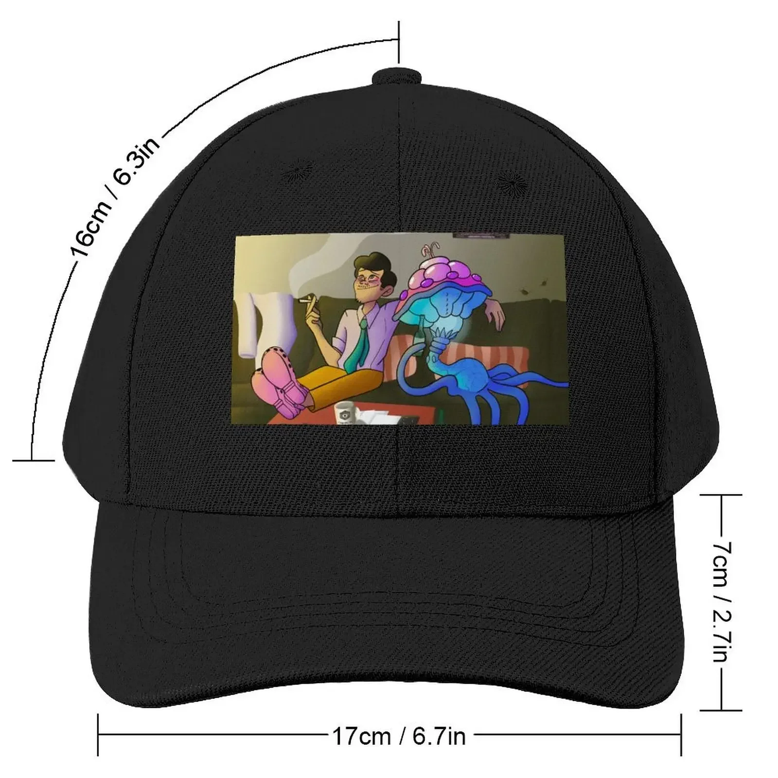 Myc and Andre Inside Job Netflix Baseball Cap Hat Beach Luxury Brand Big Size Hat Women's Beach Outlet Men's