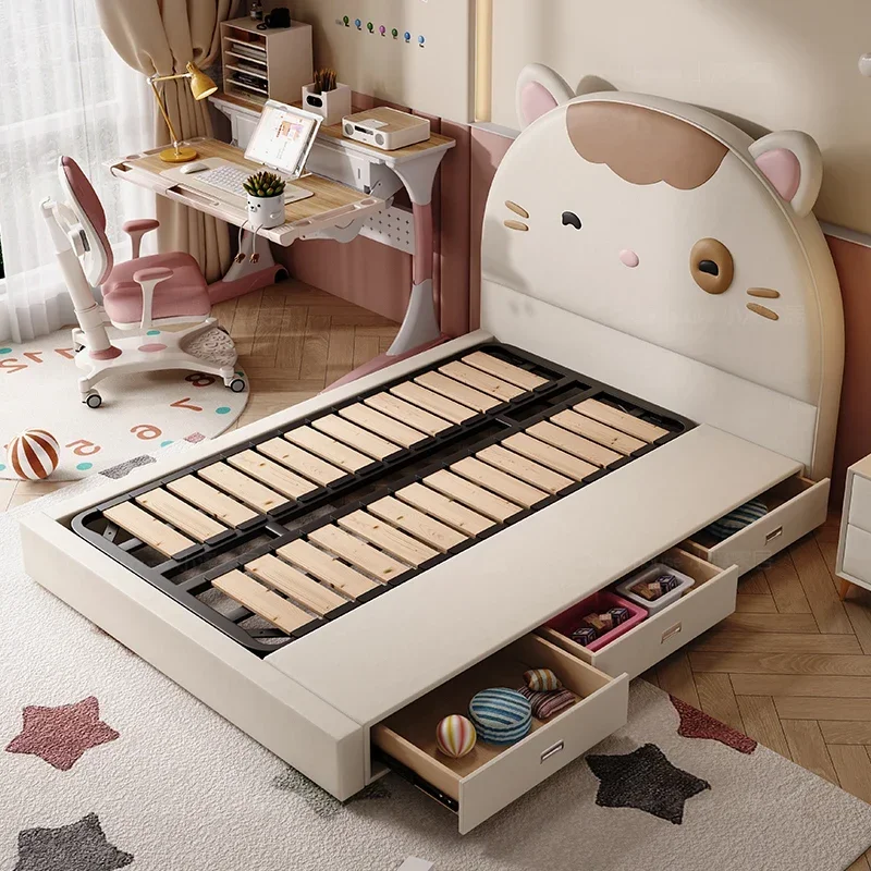 高級睡眠ベッドユニークな安全プラットフォーム睡眠プリンセスデザイン快適な格安ベッドソフト Camas De Casal トレンディな家具