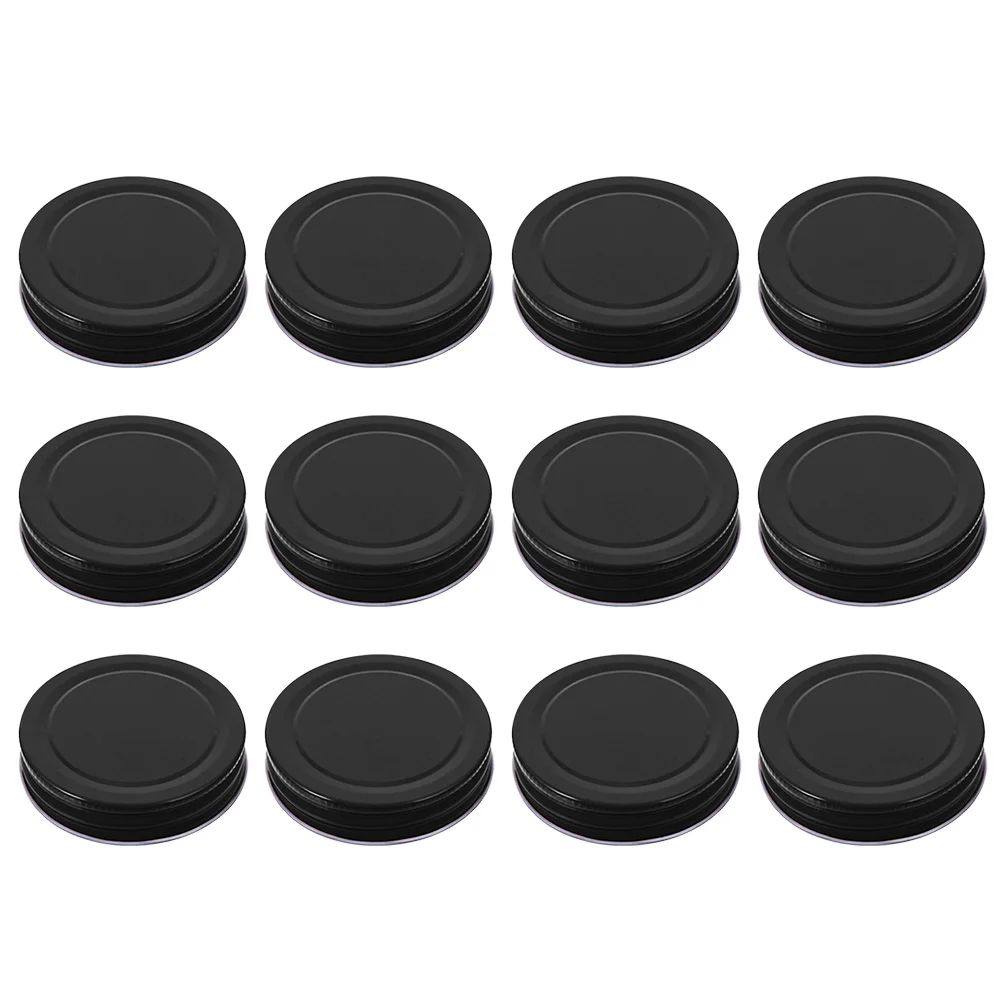 

16pcs Jar Mason Lids Wide Mouth Tops Cover Caps Galss Can Seal Airtight Canning Drinking Reusable Jars Lid Rings Metal Storage