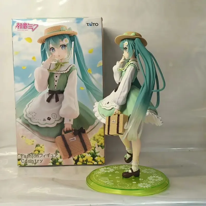 Neue 18CM Hatsune Miku Fashion Figure Country Ver. PVC Anime Actionfiguren Modellsammlung Spielzeug
