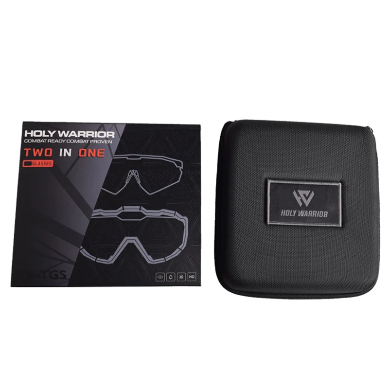 Imagem -03 - Holy Warrior Balístico Óculos Balísticos Lens Tactical Airsoft Hunting Tiro Air Gun Combinação Conjunto Outdoor Ehy Pcs