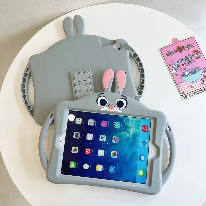 

Rabbit Judy IPad Case for IPad 2019 2020 2021 10.2inch Tablets Case for Ipad6 Air2 Pro 9.7inch Silicon Mini 1/2/3/4/5 Ipad Cover