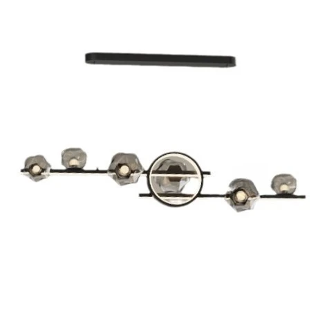 

Nordic restaurant chandelier, light luxury and simple, postmodern crystal, bar cafe front desk lamp