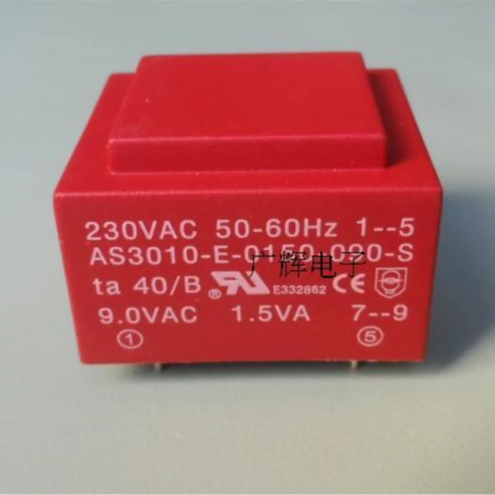 1.5W SEALED BATCH /10PCS AS3010-E-0150-090-S TRANSFORMER MODULE 3010220V ROTARY 9V THERMOELECTRICITY