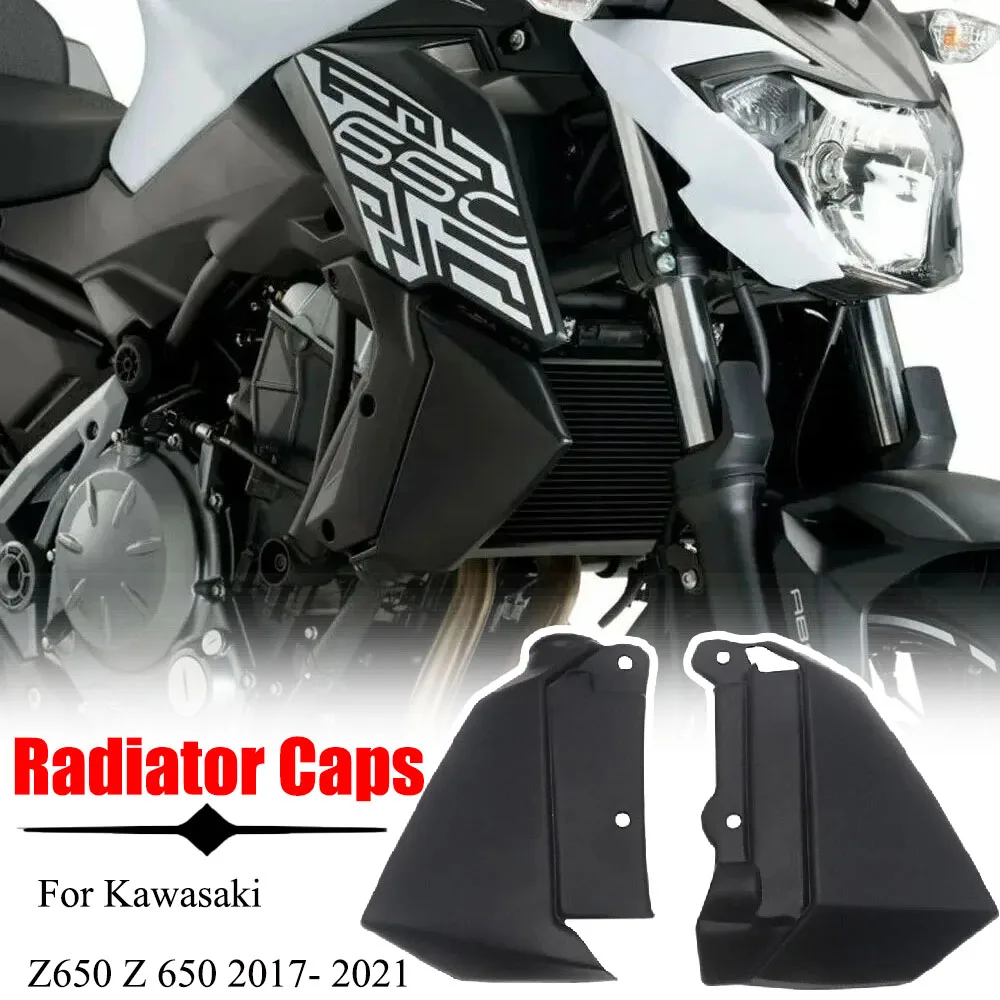 Nuevo estilo para Kawasaki Z650 Z 650 2017- 2021, accesorios para motocicleta, tapas de radiador, paneles laterales, cubiertas protectoras de ambos lados Z650