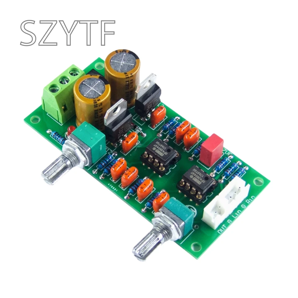 Dual Power Low-pass Superheavy Subwoofer Filter Board Bass Split Filter Machine Finished Kit PCB Empty Board